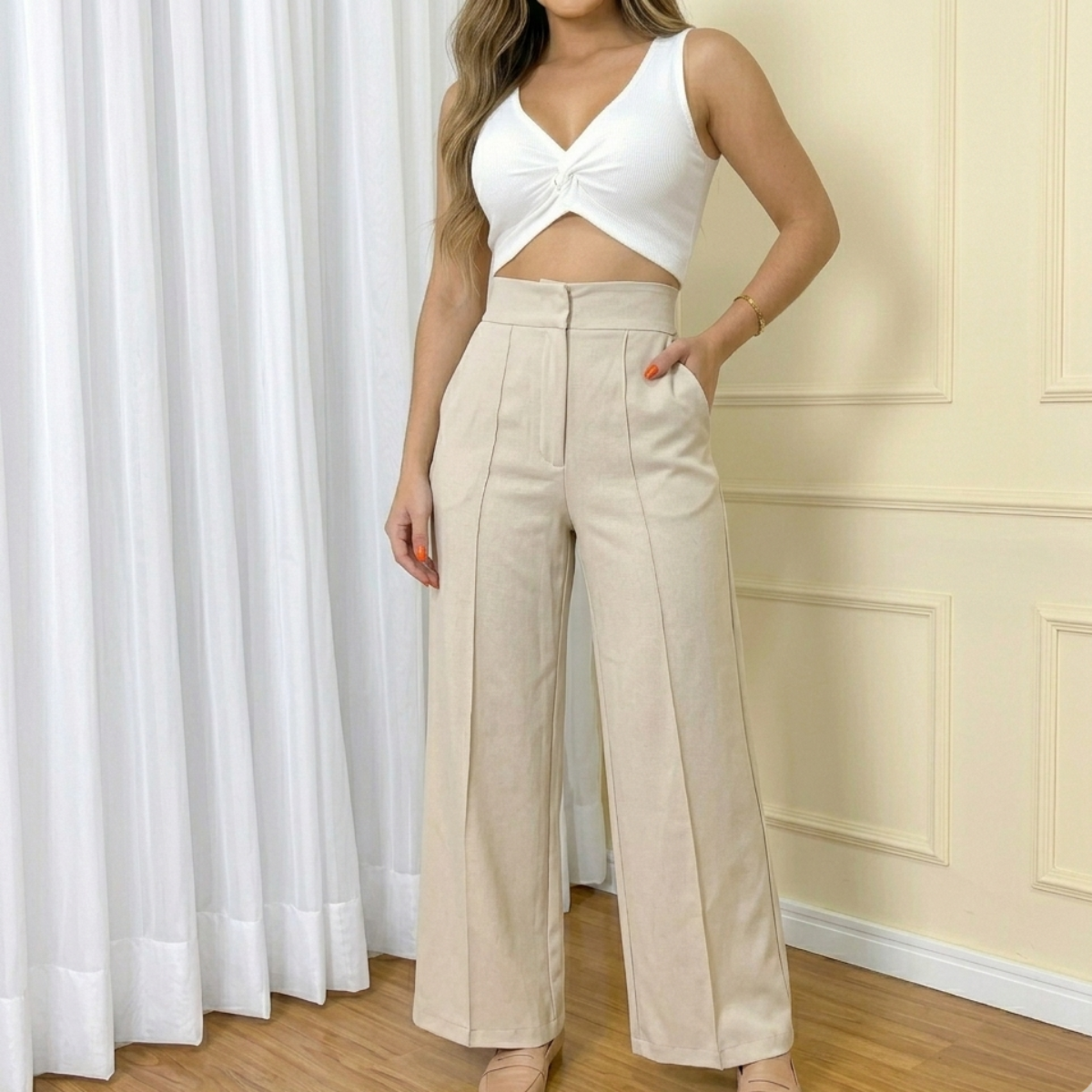 Calça Pantalona Duna (Promoção Compre 1 e Leve 2)