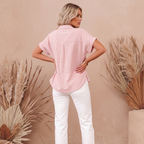 [COMPRE 1 E LEVE 3] Camisa Alvorada™ em Linho de Algodão / A Peça Essencial do Verão para a Mulher Decidida e Sofisticada!