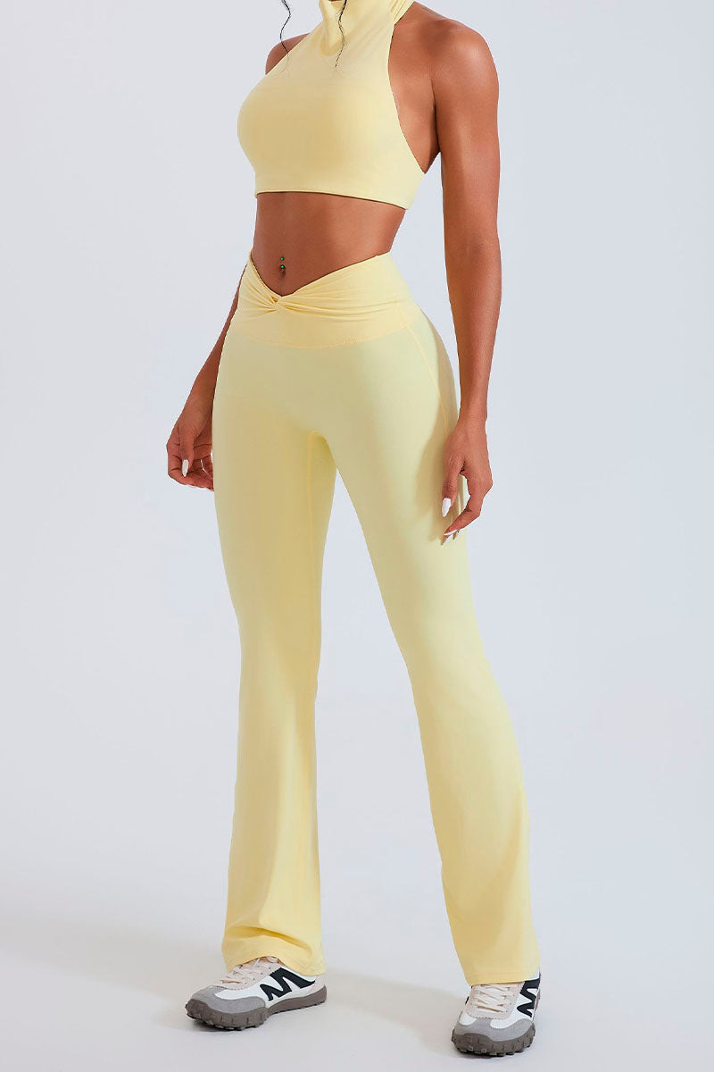 Legging flare feminina