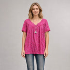 [COMPRE 2 E LEVE 3] Blusa Lisboa™ em Viscose Premium com Decote em V