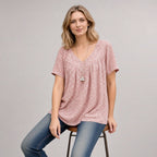[COMPRE 2 E LEVE 3] Blusa Lisboa™ em Viscose Premium com Decote em V
